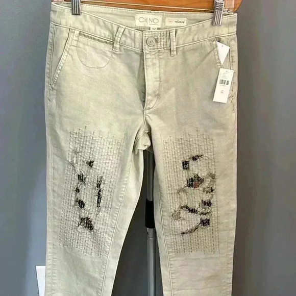 Anthropologie Chino Pants Size 26 Relaxed - Picture 5 of 10